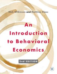 Introduction to Behavioral Economics