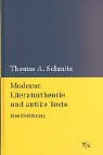 Moderne Literaturtheorie und antike Texte Moderne Literaturtheorie und antike Texte