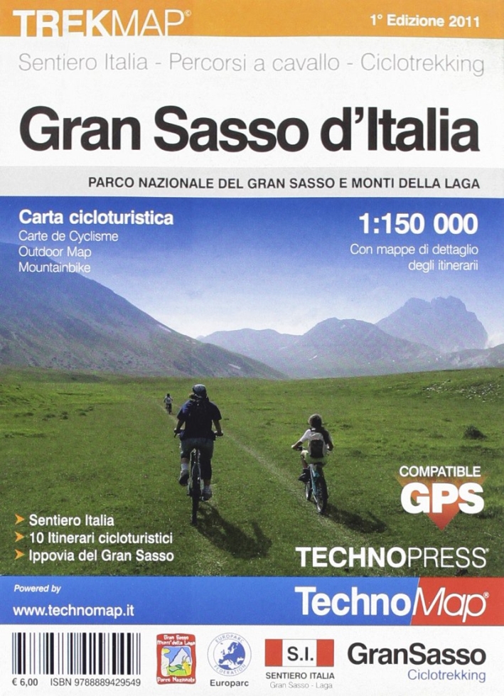 Gran Sasso. Carta cicloturistica Gran Sasso. Carta cicloturistica