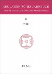 Neulateinisches Jahrbuch, 2008/10