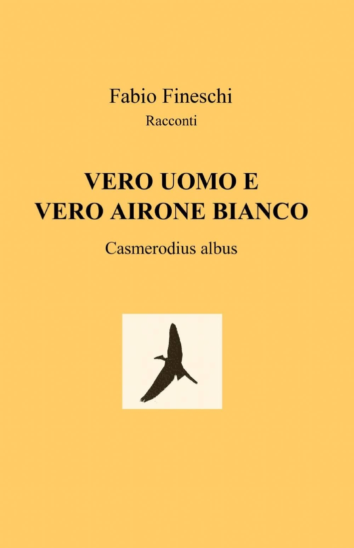 Vero uomo e vero airone bianco Vero uomo e vero airone bianco