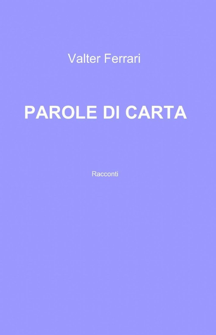 Parole di carta Parole di carta
