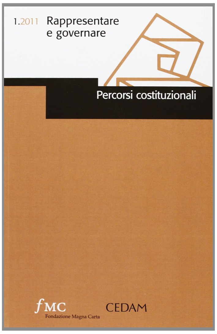 Rappresentare e governare Rappresentare e governare