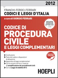 Codice di procedura civile Codice di procedura civile