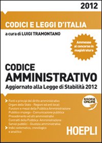 Codice amministrativo 2012 Codice amministrativo 2012