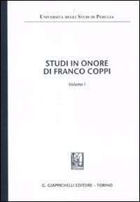 Scritti in onore di Franco Coppi Scritti in onore di Franco Coppi