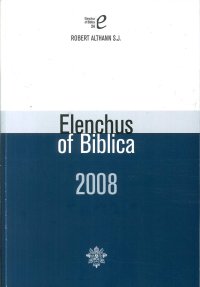 Elenchus of Biblica 2008
