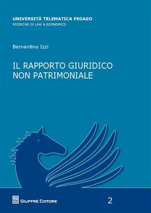 Il rapporto giuridico non patrimoniale Il rapporto giuridico non patrimoniale