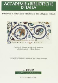 Accademie & biblioteche d'Italia (2010) vol. 3-4