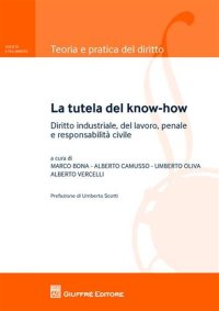 La tutela del know-how. Diritto industriale, del lavoro, penale e responsabilità civile