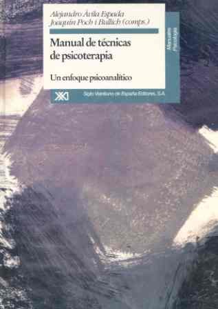 Manual de tecnicas de psicoterapia Manual de tecnicas de psicoterapia