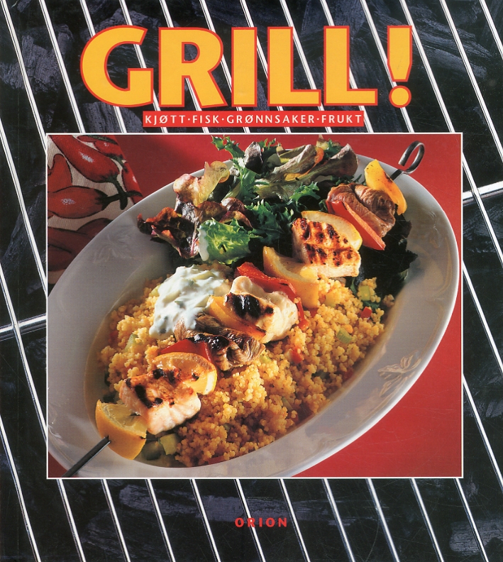 Grill. Kjott, fisk, gronnsaker, frukt Grill. Kjott, fisk, gronnsaker, frukt