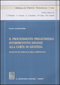 Il procedimento pregiudiziale interpretativo dinanzi alla corte di giustizia. Oggetto ed efficacia della pronuncia Il procedimento pregiudiziale interpretativo dinanzi alla corte di giustizia. Oggetto ed efficacia della pronuncia