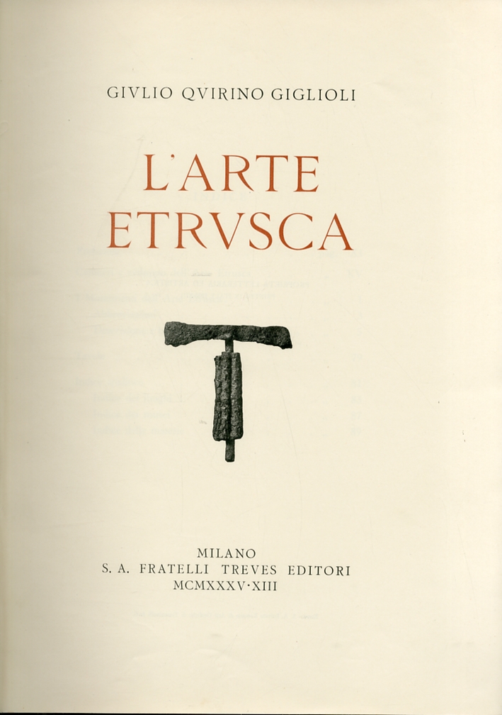 L'Arte Etrusca L'Arte Etrusca