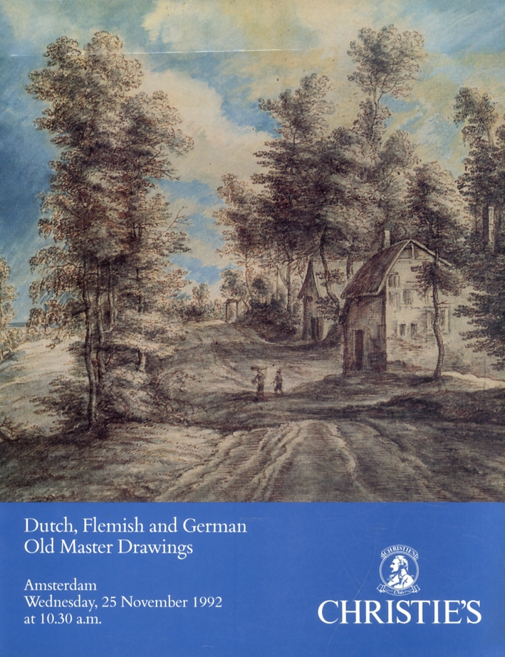 Dutch, Flemish and German Old Master Drawings. 25 November 1992 Dutch, Flemish and German Old Master Drawings. 25 November 1992