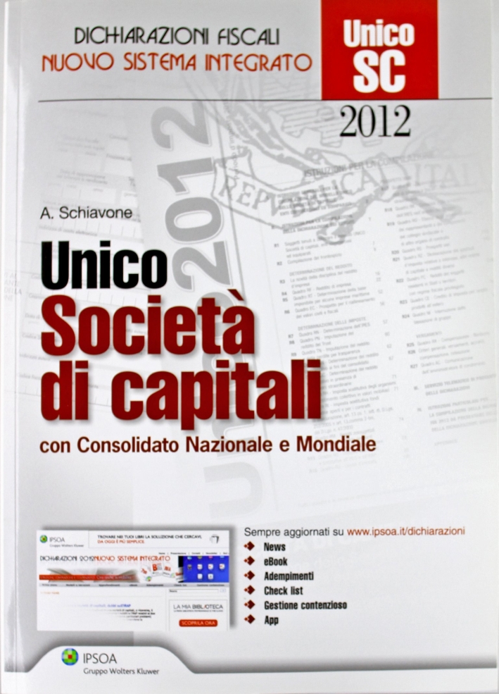 UNICO. Società di capitali UNICO. Società di capitali
