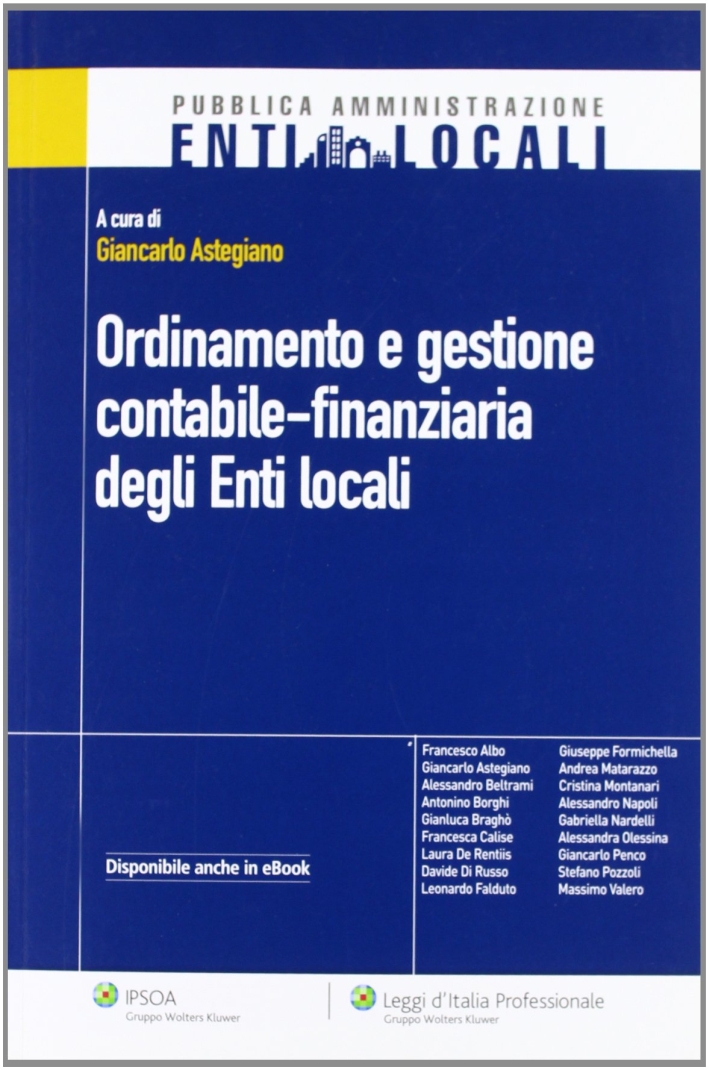 Ordinamento e gestione contabile-finanziaria degli enti locali Ordinamento e gestione contabile-finanziaria degli enti locali
