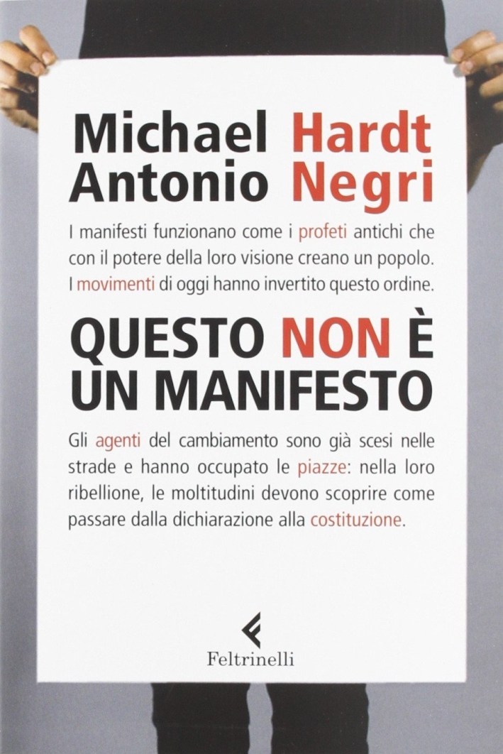 Questo non è un Manifesto Questo non è un Manifesto