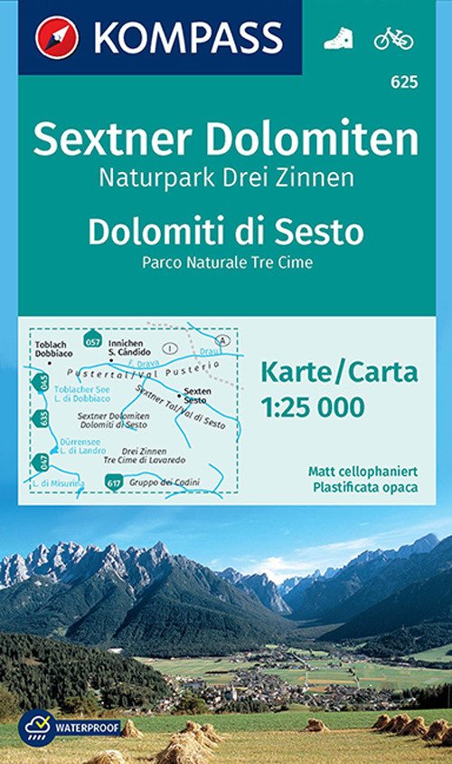 Carta escursionistica n. 625. Dolomiti di Sesto-Sextner Dolomiten 1.25:000. Adatto a GPS. Digital map. DVD-ROM Carta escursionistica n. 625. Dolomiti di Sesto-Sextner Dolomiten 1.25:000. Adatto a GPS. Digital map. DVD-ROM