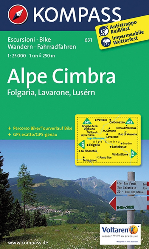 Carta escursionista n. 631. Atip. Folgaria, Lavarone, Luserna 1:25.000. Adatto a GPS. Digital map. DVD-ROM Carta escursionista n. 631. Atip. Folgaria, Lavarone, Luserna 1:25.000. Adatto a GPS. Digital map. DVD-ROM