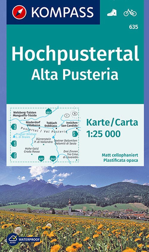 Carta escursionistica n. 635. Alta Pusteria-Hochpustertal 1:25.000. Adatto a GPS. Digital map. DVD-ROM Carta escursionistica n. 635. Alta Pusteria-Hochpustertal 1:25.000. Adatto a GPS. Digital map. DVD-ROM