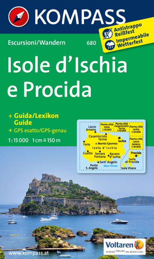 Carta escursionistica n. 680. Isole d'Ischia e Procida 1:15.000 + piantina 1:10.000. Adatto a GPS. Digital map. DVD-ROM Carta escursionistica n. 680. Isole d'Ischia e Procida 1:15.000 + piantina 1:10.000. Adatto a GPS. Digital map. DVD-ROM