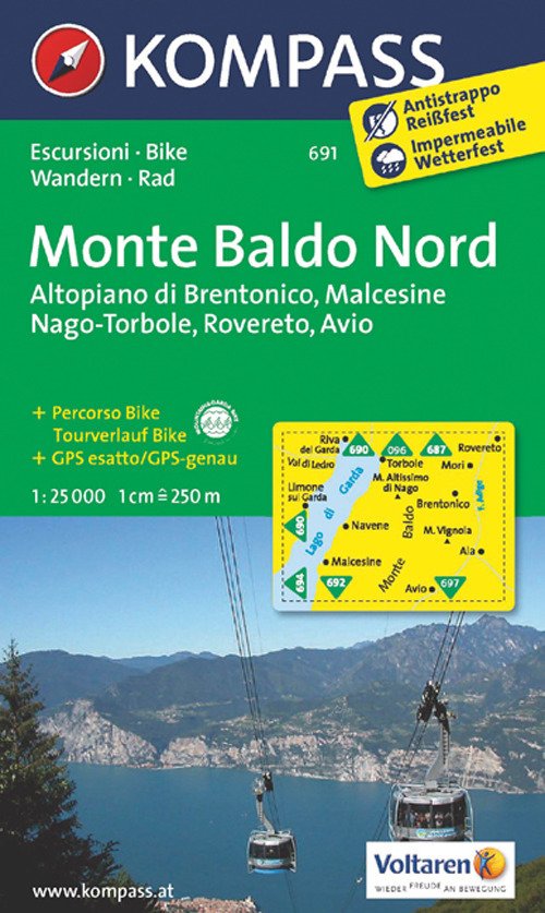 Carta escursionistica n. 691. Monte Baldo nord, Altopiano di Brentonico, Malcesine, Nago 1:25.000. Adatto a GPS. Digital map. DVD-ROM Carta escursionistica n. 691. Monte Baldo nord, Altopiano di Brentonico, Malcesine, Nago 1:25.000. Adatto a GPS. Digital map. DVD-ROM