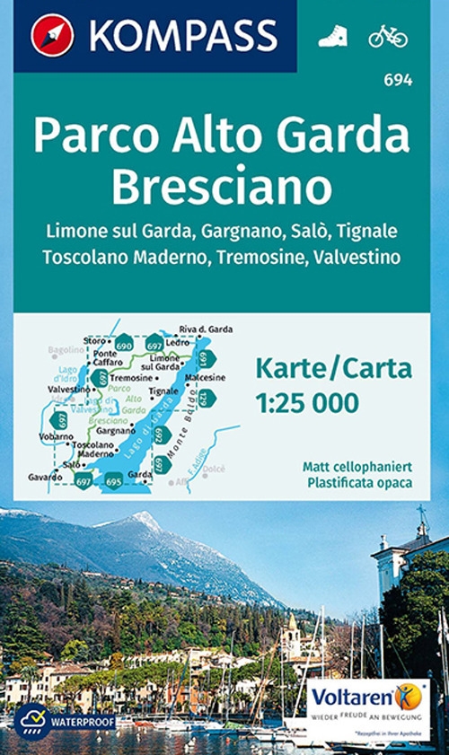 Carta escursionistica n. 694. Parco ALto Garda, bresciano 1:25.000. Adatto a GPS. Digital map. DVD-ROM Carta escursionistica n. 694. Parco ALto Garda, bresciano 1:25.000. Adatto a GPS. Digital map. DVD-ROM