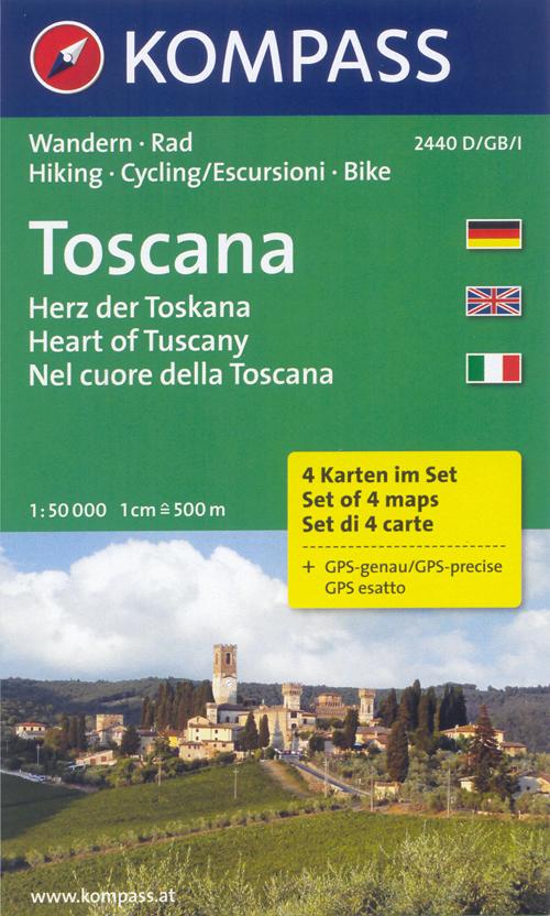 Carta escursionistica n. 2440. Nel cuore della Toscana-Herz der Toscana. Adatto a GPS. Digital map. DVD-ROM Carta escursionistica n. 2440. Nel cuore della Toscana-Herz der Toscana. Adatto a GPS. Digital map. DVD-ROM