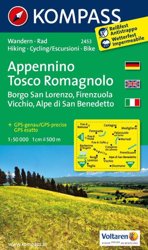 Carta escursionistica n. 2453. Appennino Tosco Romagnolo. Adatto a GPS. Digital map. DVD-ROM Carta escursionistica n. 2453. Appennino Tosco Romagnolo. Adatto a GPS. Digital map. DVD-ROM