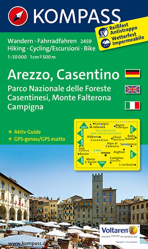 Carta escursionistica n. 2459. Arezzo, Casentino. Adatto a GPS. Digital map. DVD-ROM Carta escursionistica n. 2459. Arezzo, Casentino. Adatto a GPS. Digital map. DVD-ROM