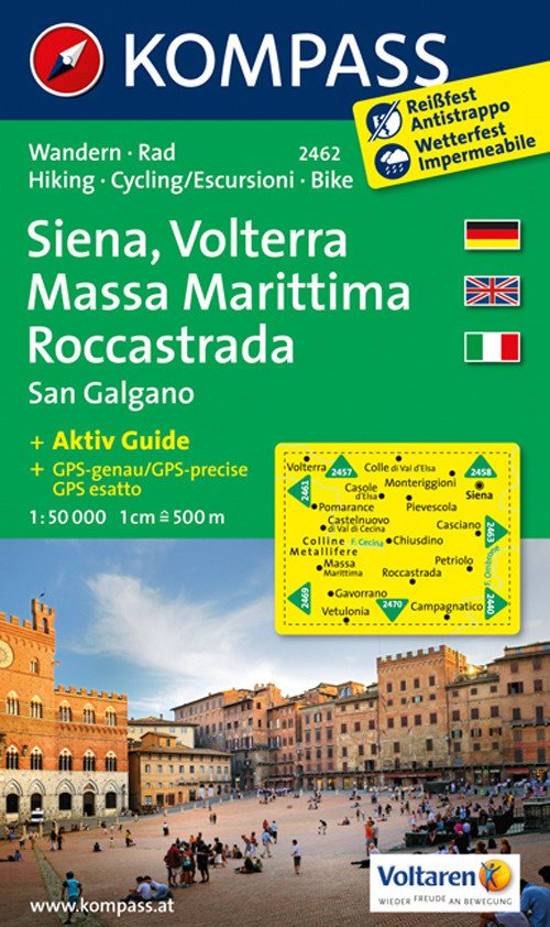 Carta escursionistica n. 2462. Siena, Volterra, Massa Marittima, Rocca Strada. Adatto a GPS. Digital map. DVD-ROM Carta escursionistica n. 2462. Siena, Volterra, Massa Marittima, Rocca Strada. Adatto a GPS. Digital map. DVD-ROM