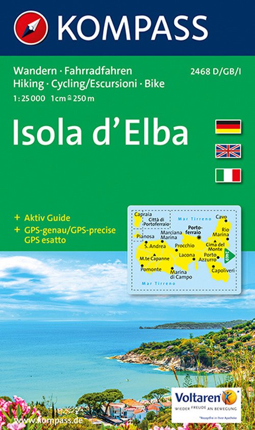 Carta escursionistica n. 2468. Isola d'Elba 1:25.000. Adatto a GPS. Digital map. DVD-ROM Carta escursionistica n. 2468. Isola d'Elba 1:25.000. Adatto a GPS. Digital map. DVD-ROM