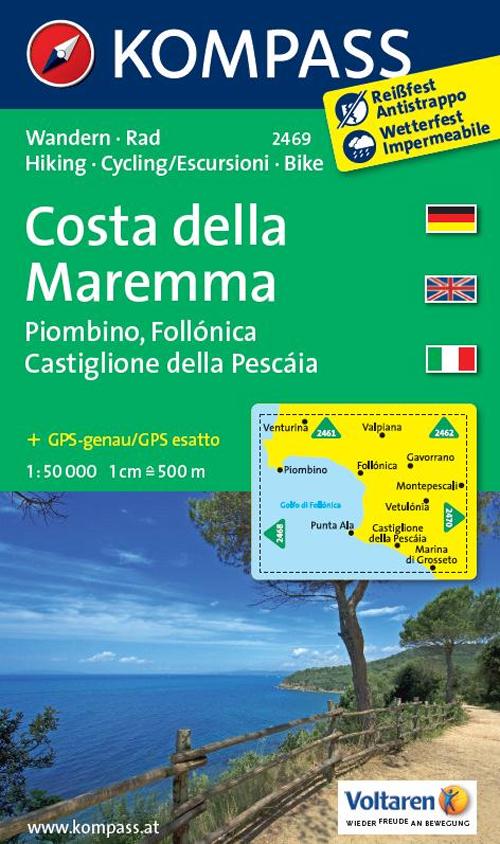 Carta escursionsitica n. 2469. Costa della Maremma. Adatto a GPS. Digital map. DVD-ROM Carta escursionsitica n. 2469. Costa della Maremma. Adatto a GPS. Digital map. DVD-ROM