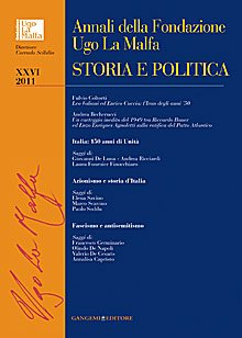 Annali della Fondazione Ugo La Malfa (2011). Vol. 26 Annali della Fondazione Ugo La Malfa (2011). Vol. 26