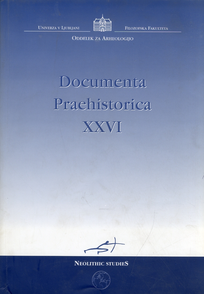 Documenta Praehistorica. XXVI Documenta Praehistorica. XXVI