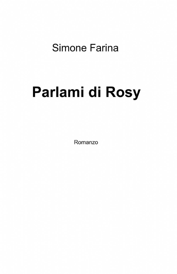Parlami di Rosy Parlami di Rosy