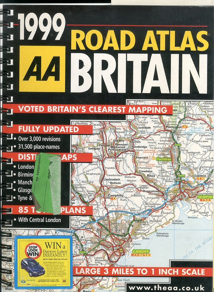 Great Britain Road Atlas. 1999 Great Britain Road Atlas. 1999