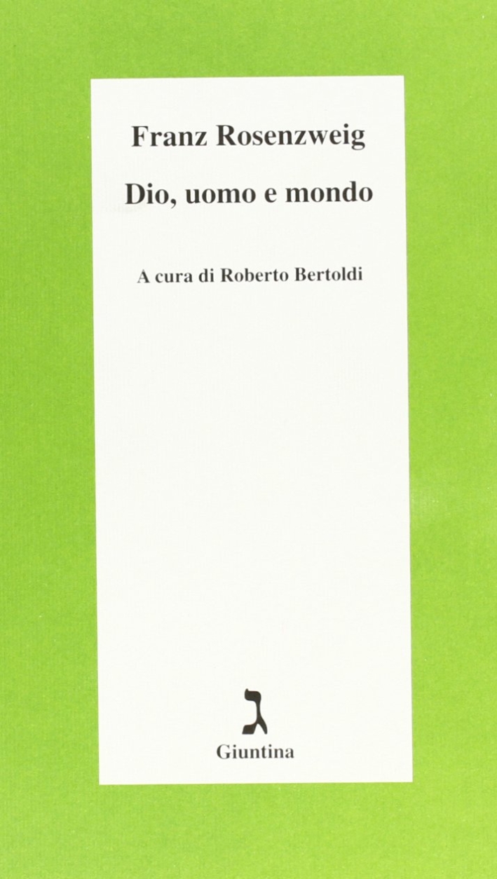 Dio, uomo e mondo Dio, uomo e mondo