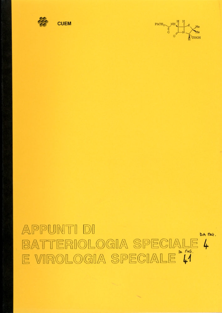 Appunti di batteriologia speciale e virologia speciale. VA 056 Appunti di batteriologia speciale e virologia speciale. VA 056