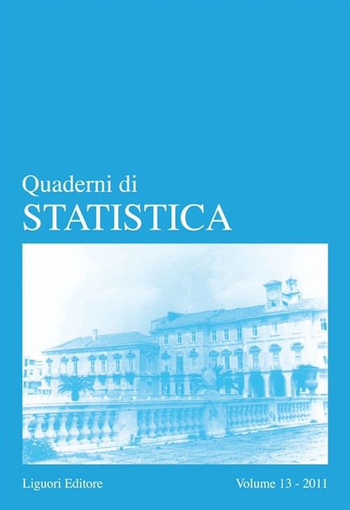 Quaderni di statistica (2011). Vol. 13 Quaderni di statistica (2011). Vol. 13