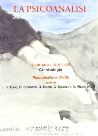 La psicoanalisi. Vol. 51: Criminologia
