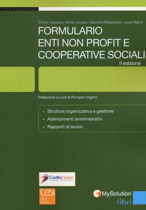 Enti non profit e cooperative sociali Enti non profit e cooperative sociali