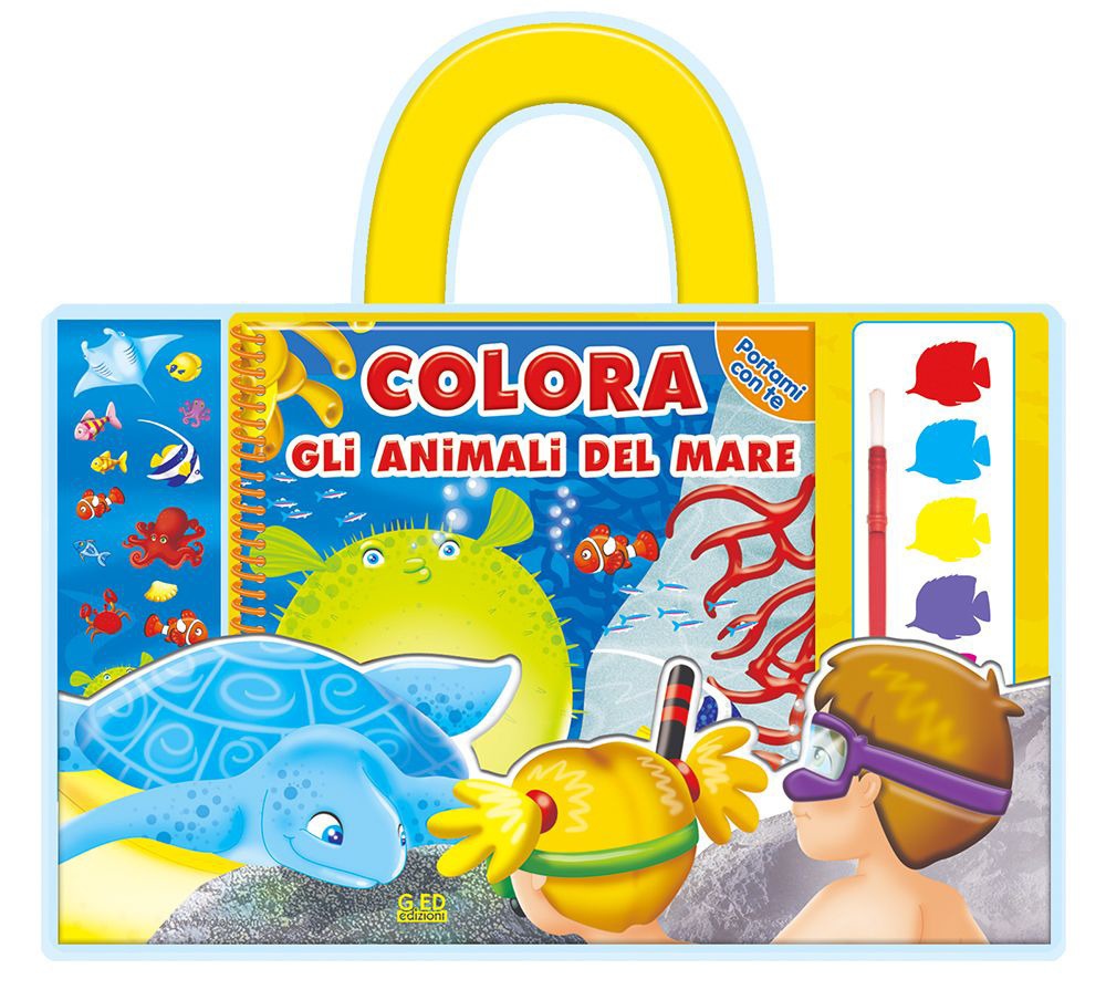 Colora gli animali del mare. Ediz. illustrata Colora gli animali del mare. Ediz. illustrata