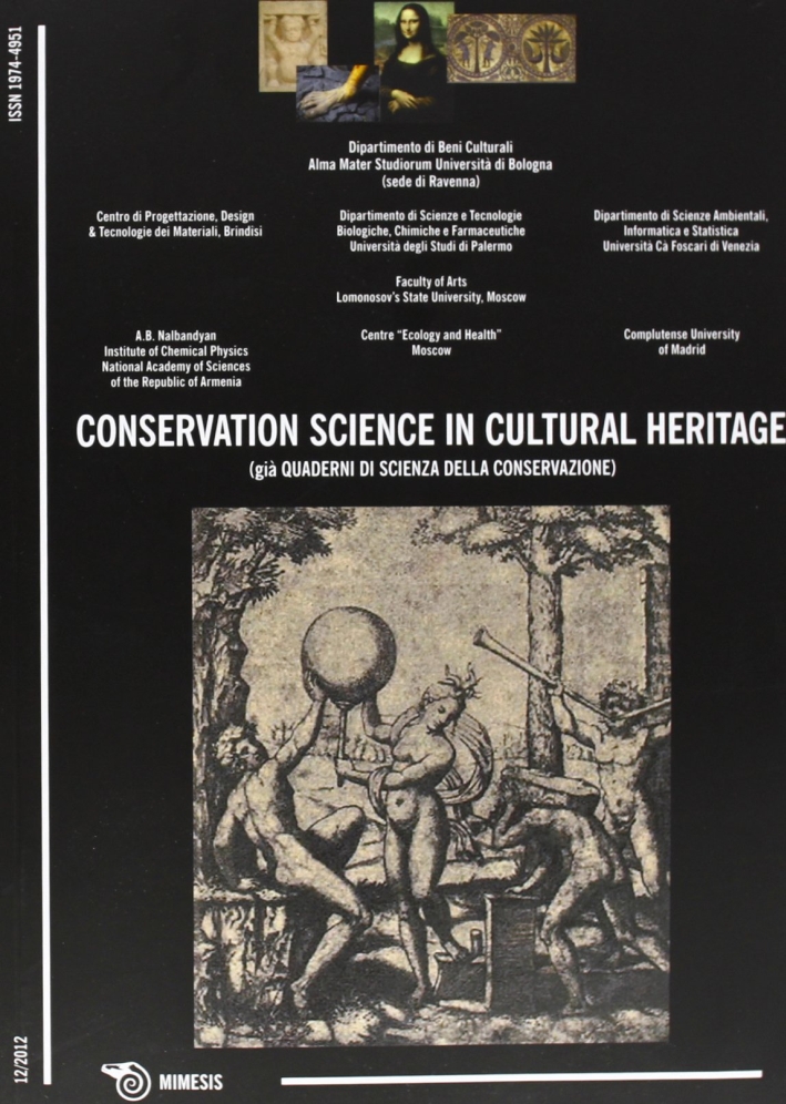 Conservation science in cultural heritage. Vol. 12 Conservation science in cultural heritage. Vol. 12