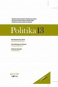 Politika. Annuario di politica dell'Alto Adige. Vol. 13