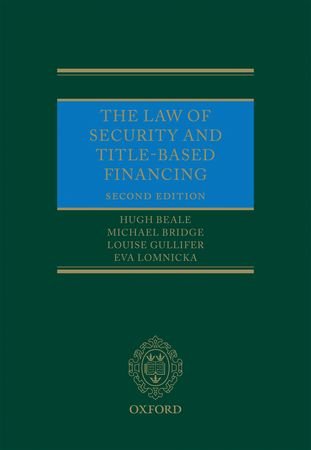 Law of Security and Title-based Financing Law of Security and Title-based Financing