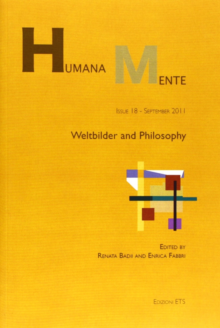 HumanaMente (2011). Vol. 18: Weltbilder and philospphy HumanaMente (2011). Vol. 18: Weltbilder and philospphy