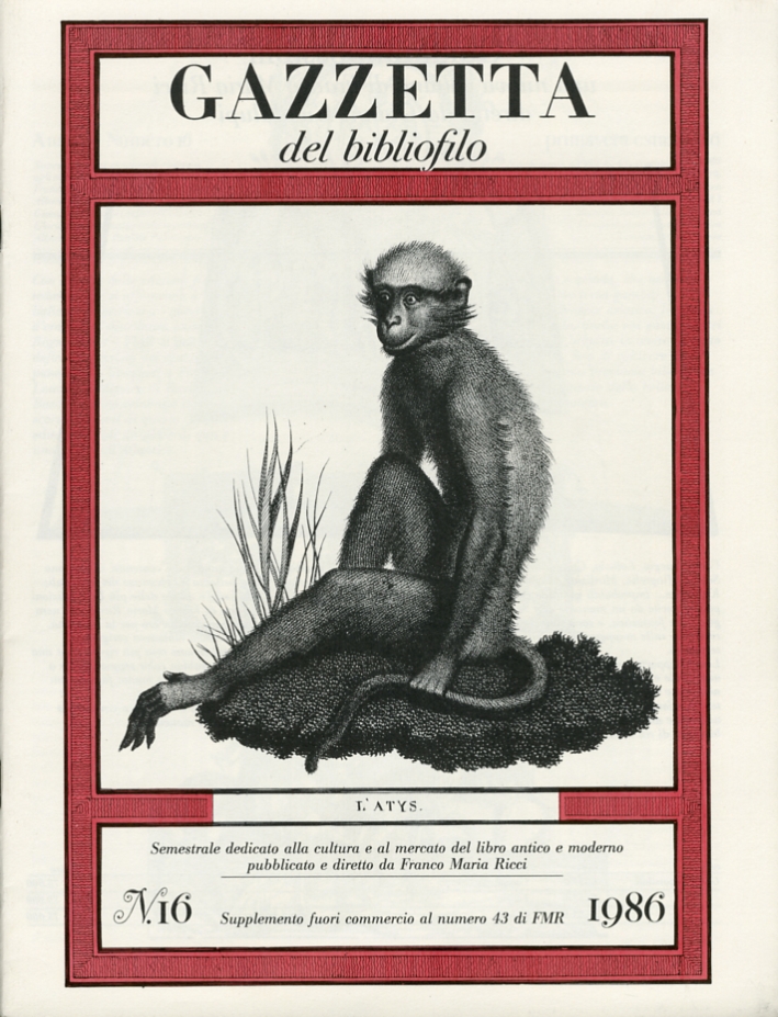 Gazzetta del bibliofilo. 16. L'Atys Gazzetta del bibliofilo. 16. L'Atys