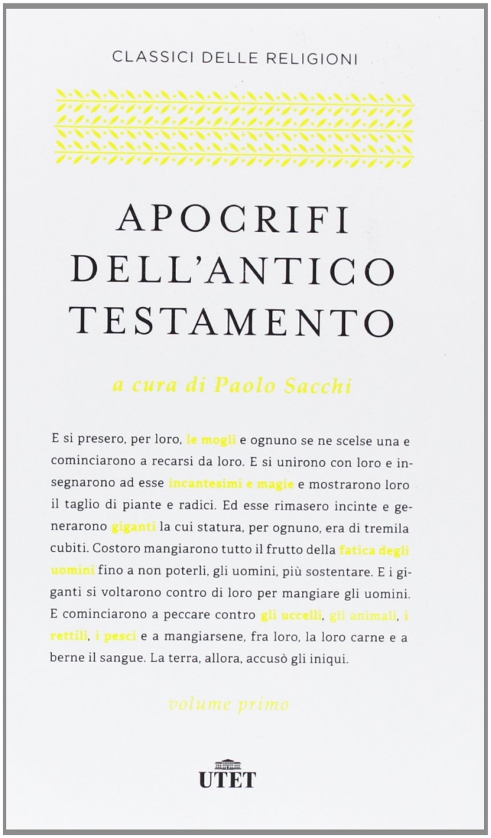 Apocrifi dell'Antico Testamento Apocrifi dell'Antico Testamento